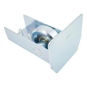 PSG Galet d'entrée portail avec embout 100×89 mm – pour portails coulissants autoportants