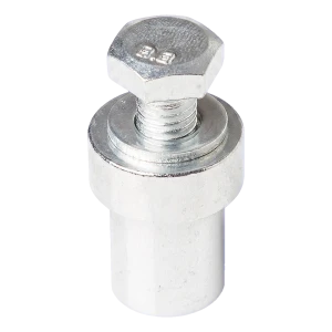 Douille de fixation PSG pour crémaillère de portail coulissant – galvanisée M8