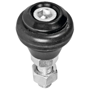 PSG gerubberiseerde geleidingsrol FI 42 mm voor schuifpoorten – draad M12