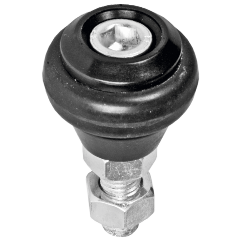 PSG gerubberiseerde geleidingsrol FI 42 mm voor schuifpoorten – draad M12 001-282 (1)