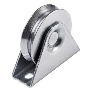 PSG – roulette de portail en V Ø 68 mm galvanisée