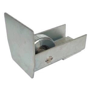 Galet de guidage PSG 140 mm avec embout pour portail coulissant autoportant