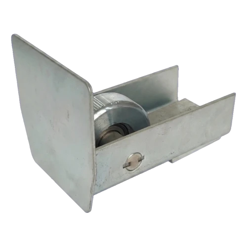 Galet de guidage PSG 140 mm avec embout pour portail coulissant autoportant 001-299 (1)