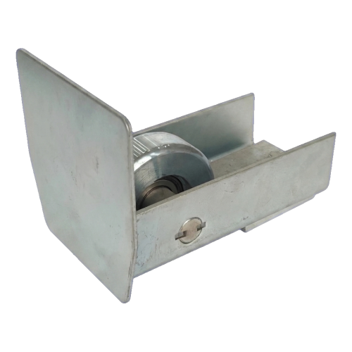 PSG oprijrol 140 mm met afsluiting voor zelfhangende schuifpoort 001-299 (1)