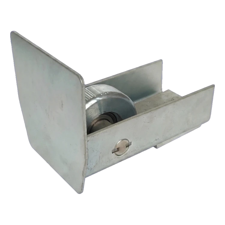 PSG oprijrol 140 mm met afsluiting voor zelfhangende schuifpoort 001-299 (1)