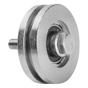 PSG Galet portail coulissant type T ø 88 mm avec rainure pour rail IPN