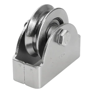 PSG – roulette coulissante en acier V fi 68 mm pour portail coulissant sur rail