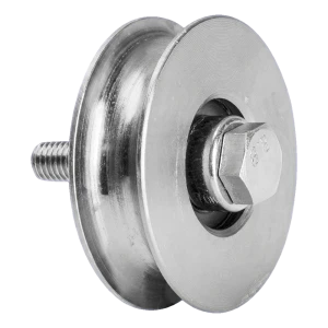Galet portail PSG type O Ø 88 mm pour rail rond 3/4"