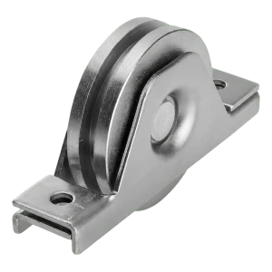 PSG roulette de roulement type T pour portail coulissant sur rail ø 80 mm galvanisé