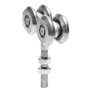 PSG – galet supérieur guide à quatre roulettes Ø 38 mm pour portails suspendus