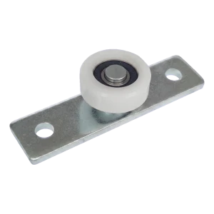 PSG – rouleau de guidage en nylon pour portail suspendu ø40 mm avec plaque de montage
