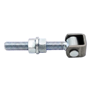 Charnière de portail PSG réglable longue M18 acier galvanisé (circlip)