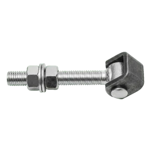 Charnière réglable longue M16 en acier galvanisé pour portillons et portails