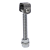 Charnière réglable longue pour portails battants M18 acier galvanisé 001-343 (2)