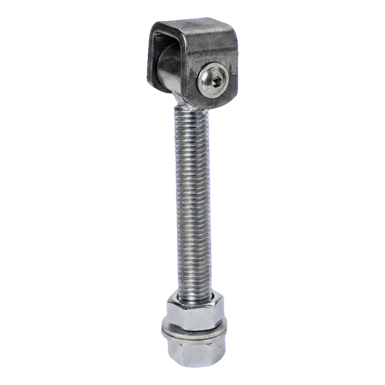 Charnière réglable longue pour portails battants M18 acier galvanisé 001-343 (2)