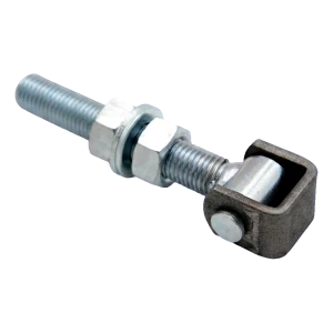 Charnière en acier réglable M20 pour portails battants – galvanisée, L150 mm