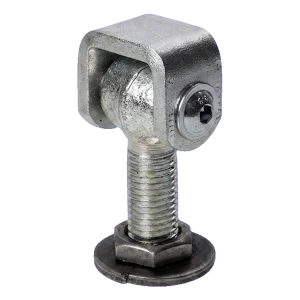 Charnière réglable de portail PSG à souder M16 – galvanisée