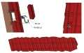 Crochet de toit Vario 3x réglable acier inoxydable 1.4016 - 120mm PV-08-13-H17 (2)