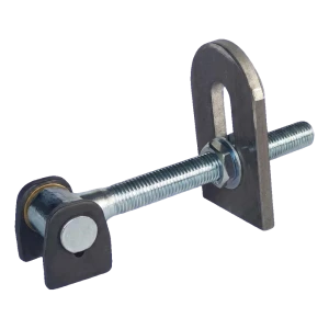 Charnière réglable PSG pour portails M16 – angle d'ouverture 180° avec rondelles en laiton