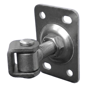 Charnière réglable de portail M20 avec base 110×75 mm – type haricot