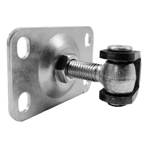 PSG charnière réglable à visser M12 avec plaque 54×85 mm galvanisée