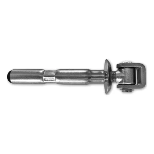 PSG ancrage en acier M20 fi 27 L-160 avec charnière réglable et rosace