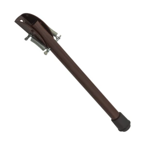Pied bloqueur de porte à ressort 165 mm – acier, bronze