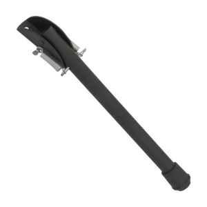 Pied de blocage de porte en acier 165 mm noir – butoir à ressort MALA