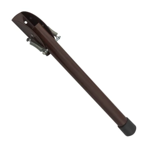 Pied bloqueur de porte à ressort 320 mm bronze – butoir pour portes et portails