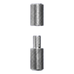 Charnière de portail roulée en acier PSG Ø 14 x 70 mm