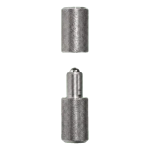 Charnière roulée de portail PSG avec bille FI 27×90 mm en acier