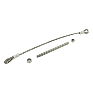 Câble de sécurité PSG en acier inoxydable pour portail battant 400 mm