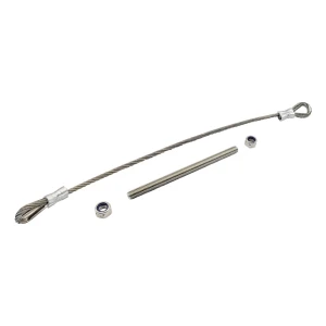 Câble de sécurité PSG en acier inoxydable pour portail battant 500 mm ø6