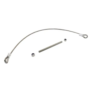 PSG câble de sécurité pour portail battant acier inoxydable 800 mm