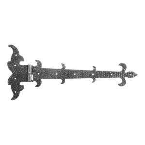 Postal – charnière décorative à bride gauche en acier 525 × 225 mm