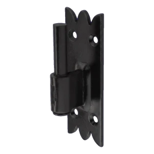 Crochet de volet décoratif noir pour bâtiment – tige ø9 mm