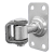 Komet – charnière réglable de portail M12 avec plaque 75 × 37 mm, zinc galvanique 001-522 (1)