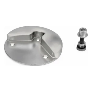 Comunello butoir pour portail battant galvanisé rond ø160 mm H30