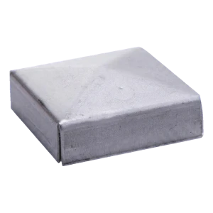 Postal – chapeau d'enveloppe en acier pour poteau de clôture 60×60 mm