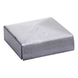 Postal – chapeau d'enveloppe en acier pour poteau de clôture 120×120 mm