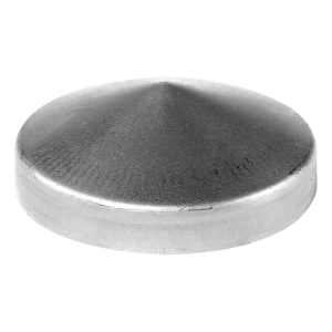 Postal – capuchon d'acier pour clôture sur poteau rond Ø 90 mm