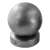 Chapeau de clôture en acier pour poteau Ø 48 mm avec boule décorative Ø 60 mm 001-591 (1)