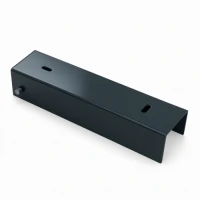 Profil en U connecteur support pour soubassement 200x50 anthracite graphite