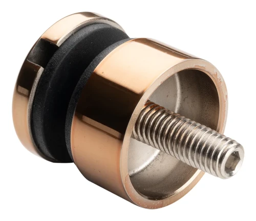 Punthouder voor glas 6-12 mm fi 30/13/M8x40 AISI 304 vlak systeem koper 000-481 (2)
