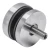 Fixation ponctuelle pour verre 8-17,52 mm fi 50/8/M8x45 AISI 304 système plat satiné 000-477 (2)