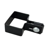 Collier de finition pour panneaux de clôture 60x40 noir