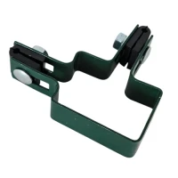 Collier pour panneaux de clôture d'angle 60x40 vert