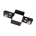 Collier intermédiaire pour panneaux de clôture 40x60 mm marron GPV-700-05 (2)
