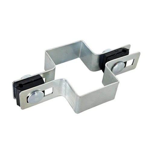 Collier intermédiaire pour panneaux de clôture 40x60 mm galvanisé GPV-700-04 (1)