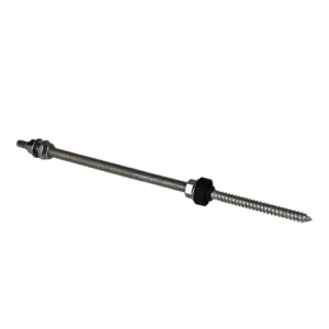 Schroef met dubbele schroefdraad voor adapters en driehoeken - M10x300